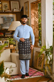 Pahlawan Bespoke Fit Baju Melayu Cekak Musang - Powder Blue