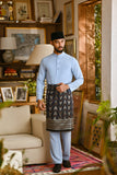 Pahlawan Bespoke Fit Baju Melayu Cekak Musang - Powder Blue