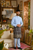 Pahlawan Bespoke Fit Baju Melayu Cekak Musang - Powder Blue