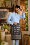 Pahlawan Bespoke Fit Baju Melayu Cekak Musang - Powder Blue