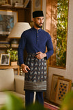 Pahlawan Bespoke Fit Baju Melayu Cekak Musang - Navy