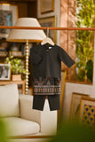 Pahlawan Smart Fit Babies Baju Melayu Teluk Belanga - Black