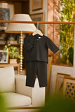 Pahlawan Smart Fit Babies Baju Melayu Teluk Belanga - Black