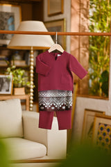 Pahlawan Smart Fit Babies Baju Melayu Teluk Belanga - Purple Potion
