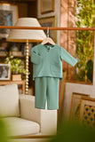 Pahlawan Smart Fit Babies Baju Melayu Teluk Belanga - Sage Green