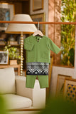 Pahlawan Smart Fit Babies Baju Melayu Teluk Belanga - Grass Green