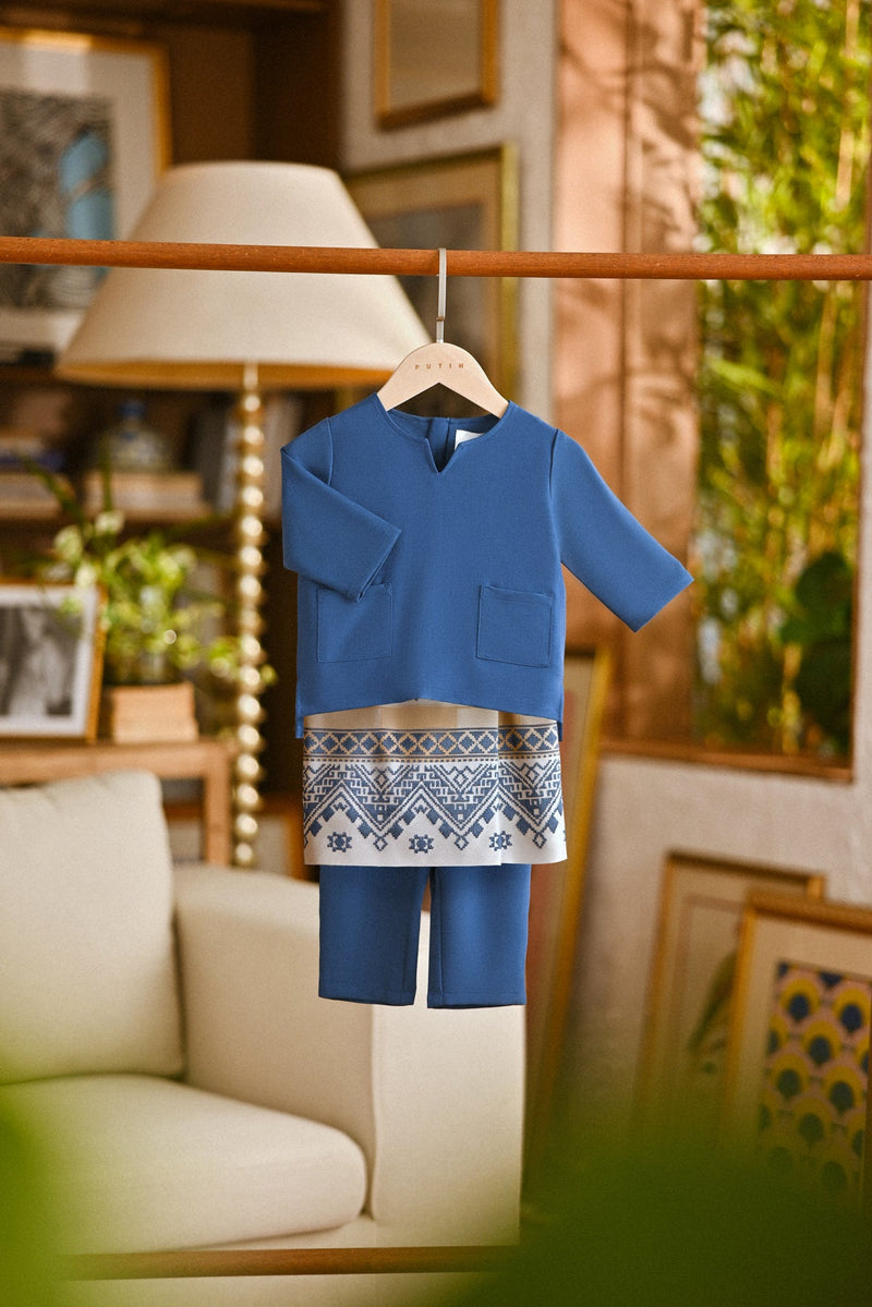 Pahlawan Smart Fit Babies Baju Melayu Teluk Belanga - Peacock Teal
