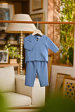 Pahlawan Smart Fit Babies Baju Melayu Teluk Belanga - Coronet Blue