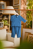 Pahlawan Smart Fit Babies Baju Melayu Teluk Belanga - Teal