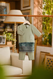 Pahlawan Smart Fit Babies Baju Melayu Teluk Belanga - Oil Green