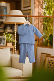 Pahlawan Bespoke Fit Babies Baju Melayu Cekak Musang - Infinity Blue
