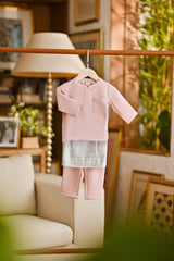 Pahlawan Bespoke Fit Babies Baju Melayu Cekak Musang - Rose Pink