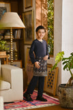 Pahlawan Smart Fit Kids Baju Melayu Teluk Belanga - Dark Navy