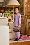Pahlawan Smart Fit Kids Baju Melayu Teluk Belanga - Pastel Lilac