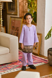 Pahlawan Smart Fit Kids Baju Melayu Teluk Belanga - Pastel Lilac