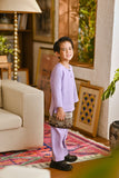 Pahlawan Smart Fit Kids Baju Melayu Teluk Belanga - Pastel Lilac