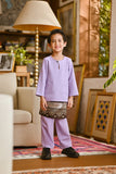 Pahlawan Smart Fit Kids Baju Melayu Teluk Belanga - Pastel Lilac