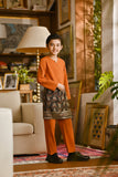Pahlawan Smart Fit Kids Baju Melayu Teluk Belanga - Burnt Orange