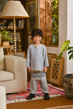 Pahlawan Smart Fit Kids Baju Melayu Teluk Belanga - Gray