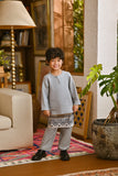 Pahlawan Smart Fit Kids Baju Melayu Teluk Belanga - Gray