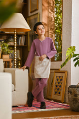 Pahlawan Smart Fit Kids Baju Melayu Teluk Belanga - Very Grape