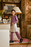 Pahlawan Smart Fit Kids Baju Melayu Teluk Belanga - Very Grape