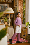 Pahlawan Smart Fit Kids Baju Melayu Teluk Belanga - Very Grape