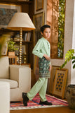 Pahlawan Bespoke Fit Kids Baju Melayu Cekak Musang - Baby Mint