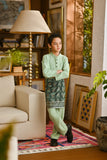 Pahlawan Bespoke Fit Kids Baju Melayu Cekak Musang - Baby Mint