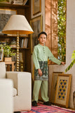 Pahlawan Bespoke Fit Kids Baju Melayu Cekak Musang - Baby Mint