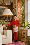 Pahlawan Smart Fit Kids Baju Melayu Teluk Belanga - Red Bud