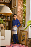 Pahlawan Bespoke Fit Kids Baju Melayu Cekak Musang - Royal Blue