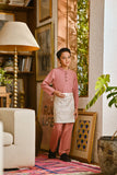 Pahlawan Bespoke Fit Kids Baju Melayu Cekak Musang - Dusty Rose