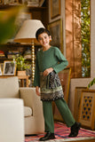Pahlawan Smart Fit Kids Baju Melayu Teluk Belanga - Hunter Green