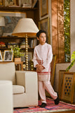 Pahlawan Bespoke Fit Kids Baju Melayu Cekak Musang - Baby Pink