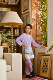 Pahlawan Smart Fit Kids Baju Melayu Teluk Belanga - Pastel Lilac