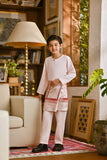 Pahlawan Smart Fit Kids Baju Melayu Teluk Belanga - Baby Pink