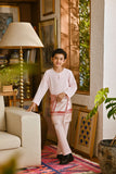 Pahlawan Smart Fit Kids Baju Melayu Teluk Belanga - Baby Pink