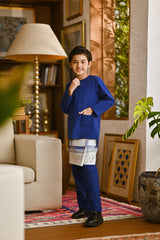 Pahlawan Smart Fit Kids Baju Melayu Teluk Belanga - Royal Blue