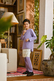 Pahlawan Smart Fit Kids Baju Melayu Teluk Belanga - Lavender