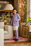 Pahlawan Smart Fit Kids Baju Melayu Teluk Belanga - Lavender