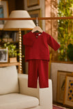Pahlawan Smart Fit Babies Baju Melayu Teluk Belanga - Burgundy
