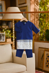 Pahlawan Smart Fit Babies Baju Melayu Teluk Belanga - Royal Blue