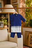 Pahlawan Smart Fit Babies Baju Melayu Teluk Belanga - Royal Blue