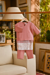 Pahlawan Smart Fit Babies Baju Melayu Teluk Belanga - Dusty Rose