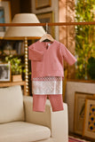 Pahlawan Smart Fit Babies Baju Melayu Teluk Belanga - Dusty Rose