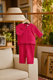 Pahlawan Smart Fit Babies Baju Melayu Teluk Belanga - Fuchsia