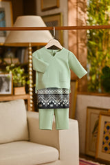 Pahlawan Smart Fit Babies Baju Melayu Teluk Belanga - Baby Mint