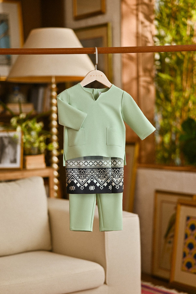 Pahlawan Smart Fit Babies Baju Melayu Teluk Belanga - Baby Mint
