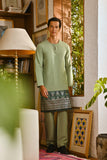 Pahlawan Smart Fit Baju Melayu Teluk Belanga - Pistachio